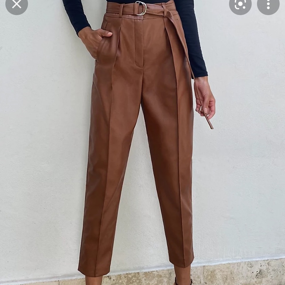 Aritzia Vegan Leather Pants